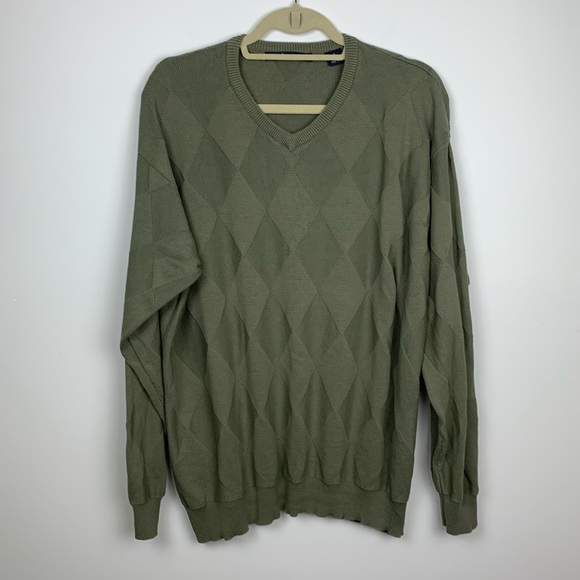 Vintage Northern Isles 100% Cotton Grandpa Sweater - Picture 4 of 8